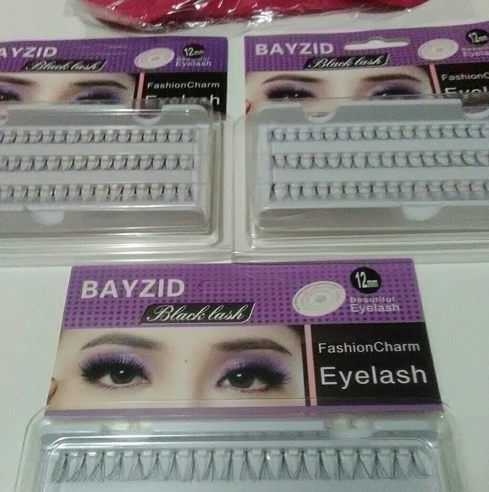 Sexy Ladies 3 Set Individual False Eyelashes + 1 - Picture 2 of 4